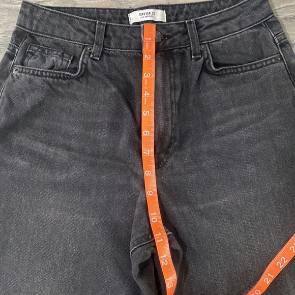 Black wide flare petite jeans - Picture 12 of 14